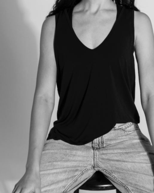 Original Soft Tank Top / Solid Black