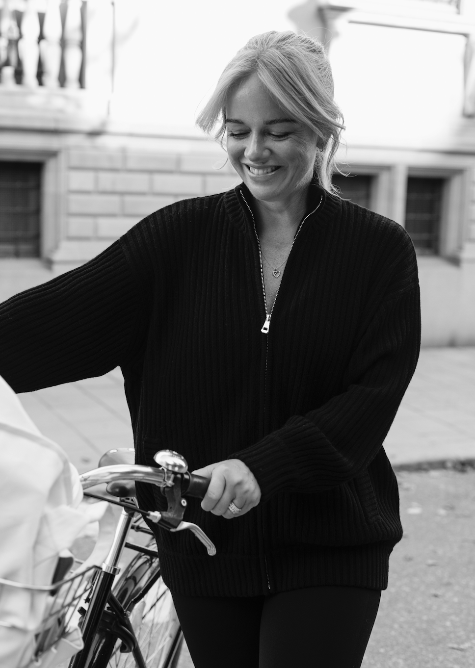 Merino Studio: Rib Bomber / Solid Black