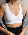 Favourite Sports Bra / Ecru White