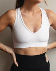 Favourite Sports Bra / Ecru White