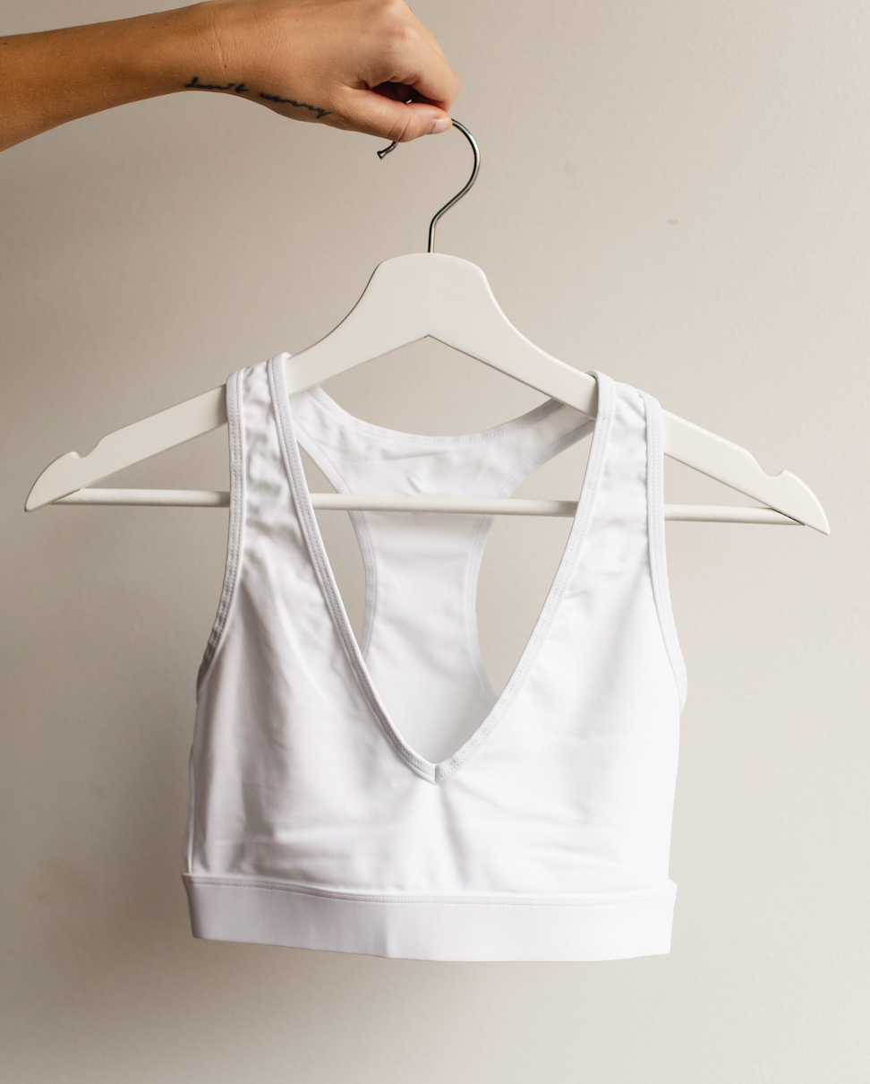 Favourite Sports Bra / Ecru White