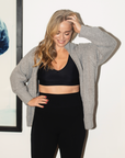 Merino Studio: Rib Bomber / Classic Grey