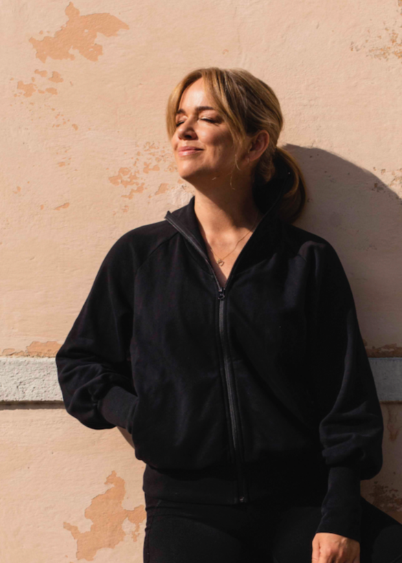 aere eco suede half coat ブラック Three Quarter Length Winter Jacket - Aby | Femme | Avalanche