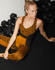 Gold Leo Leggings från Ebba Sports Club