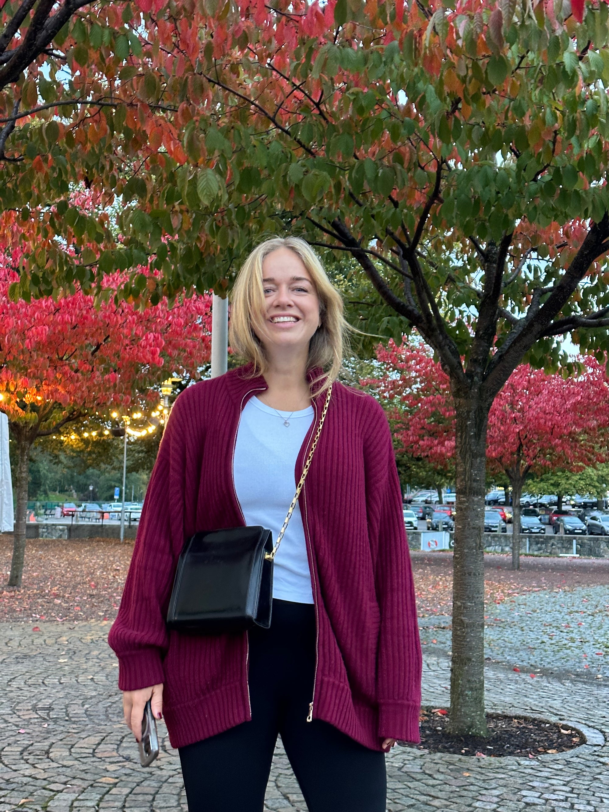 Merino Studio: Rib Bomber / Burgundy