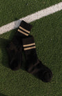 Perfect Crew Socks Stripe / Black Gold 2-pack