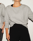 Crewneck Ballet Sweatshirt, Grey