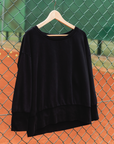 Crewneck Ballet Sweatshirt / Solid Black