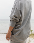 Relaxed Sweatshirt Dress / Grey