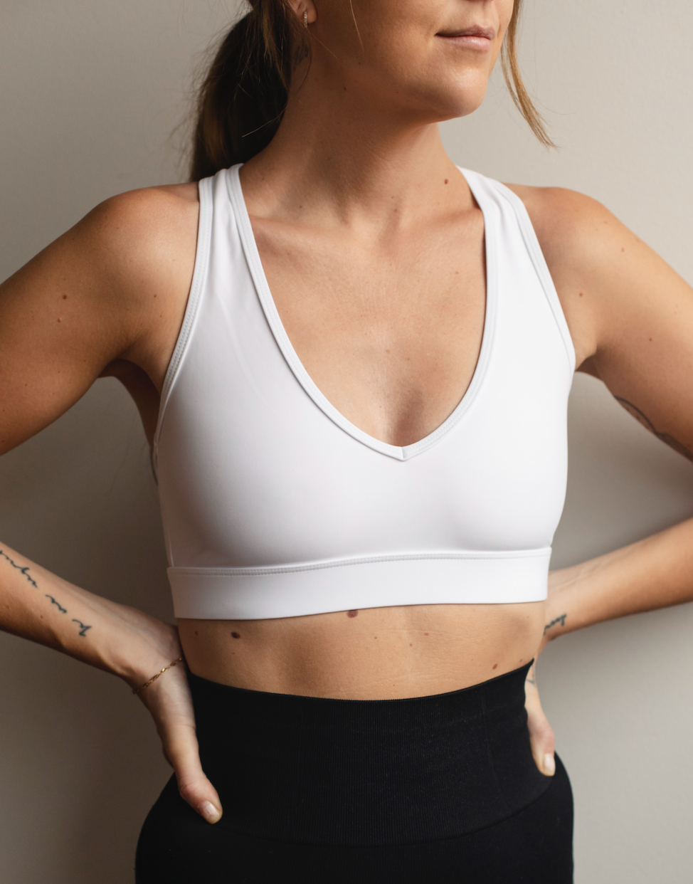 Favourite SPorts Bra / Ecru White