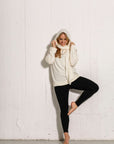 Marina Fine Hooded Scarf / Cream